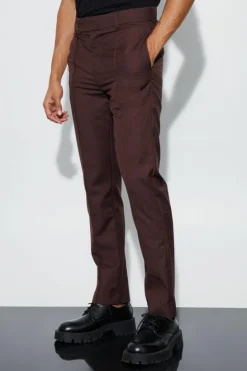 Cheap boohoo Relaxed Fit Cargo Suit chocolate
