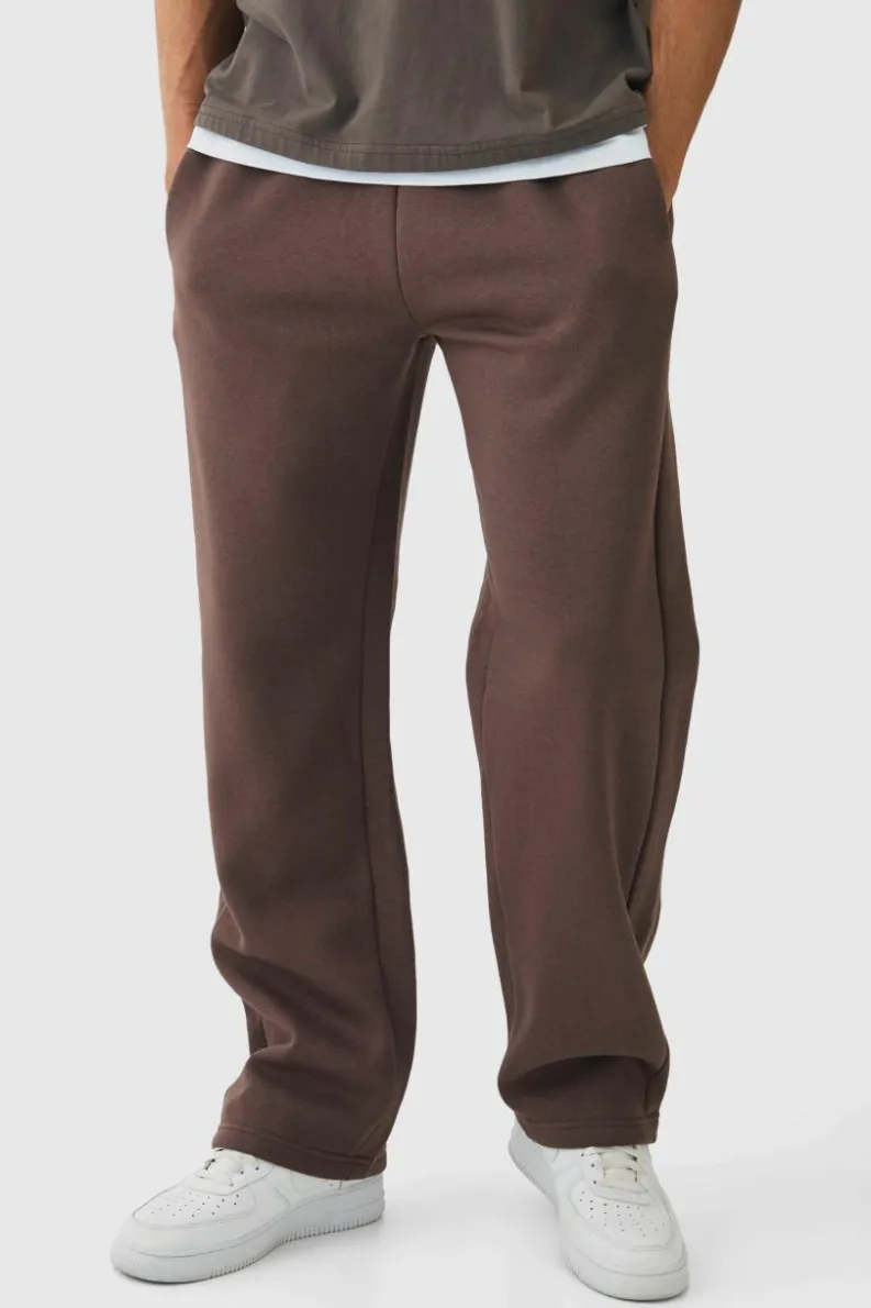 Flash Sale boohooMAN Relaxed Fit Gusset Jogger chocolate