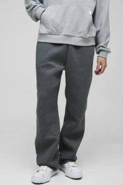 Discount boohooMAN Relaxed Fit Marl Scuba Joggers charcoal