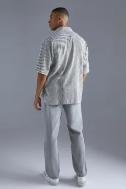 Clearance boohooMAN Relaxed Fit Rigid Jeans light grey