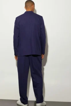 Online boohoo Relaxed Fit Suit navy