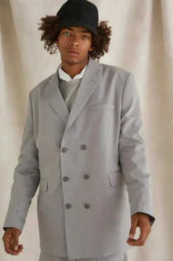 Sale boohoo Relaxed Fit Suit grey