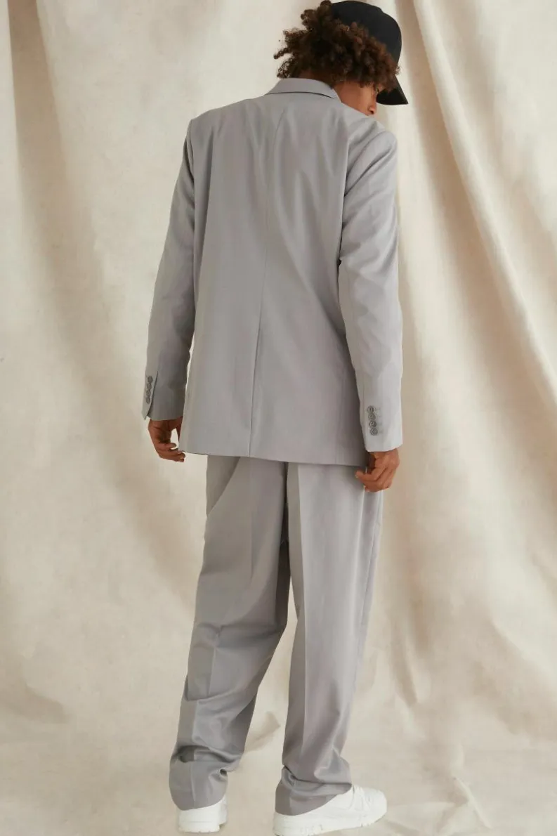 Sale boohoo Relaxed Fit Suit grey