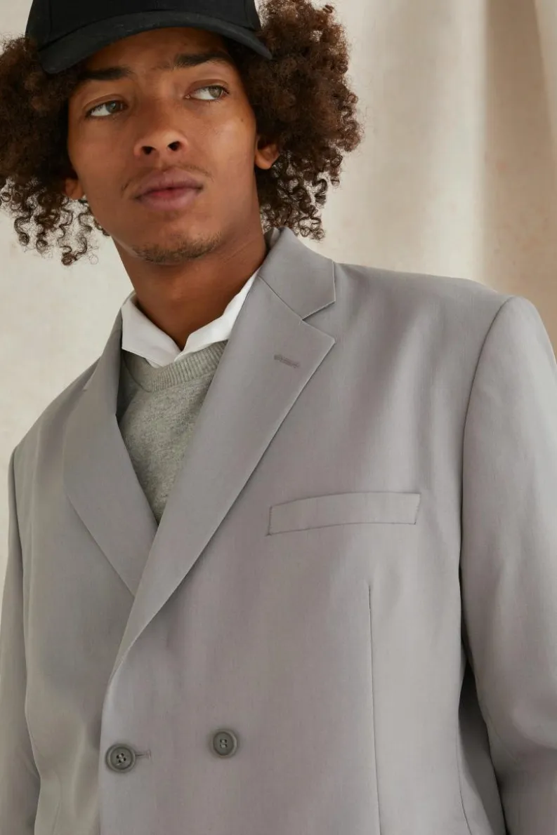 Sale boohoo Relaxed Fit Suit grey