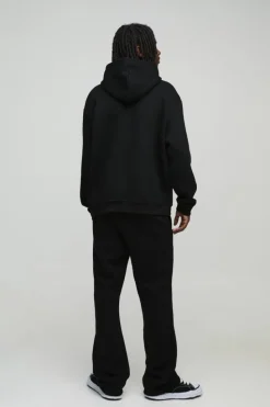 Outlet boohooMAN Relaxed Gusset Jogger black