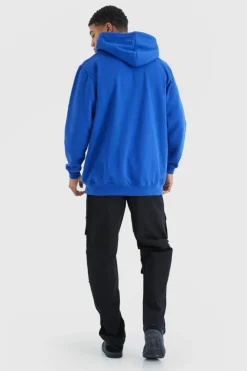 New boohooMAN Relaxed Multi Cargo Ripstop Trouser With Tonal Embroidery black