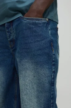 Best Sale boohooMAN Relaxed Rigid Jean vintage blue