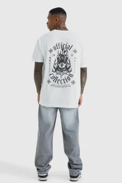 Clearance boohooMAN Relaxed Rigid Jean mid grey