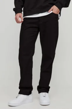 Online boohooMAN Relaxed Rigid Jean true black