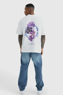 Best boohooMAN Relaxed Rigid Jean vintage blue