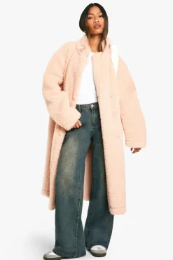 Hot boohoo Reversible Longline Aviator pink