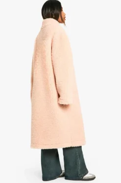 Hot boohoo Reversible Longline Aviator pink