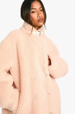 Hot boohoo Reversible Longline Aviator pink