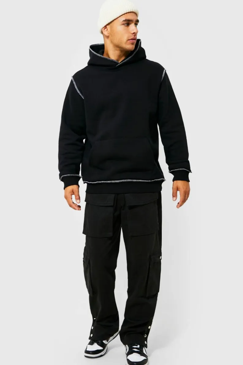 Hot boohooMAN Ribbed Micro Beanie ecru