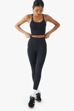 Best boohoo Seamless Rib Legging black