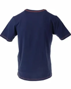 Shop Jeckerson Short Sleeve Crew Neck T-Shirt - Blue