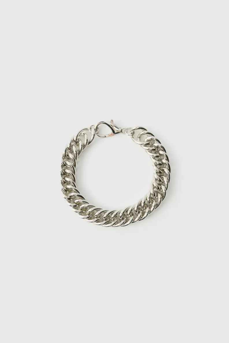 Flash Sale boohooMAN Link Bracelet silver