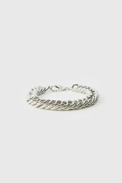Flash Sale boohooMAN Link Bracelet silver
