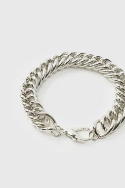 Flash Sale boohooMAN Link Bracelet silver