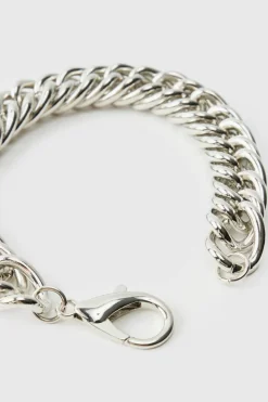 Flash Sale boohooMAN Link Bracelet silver
