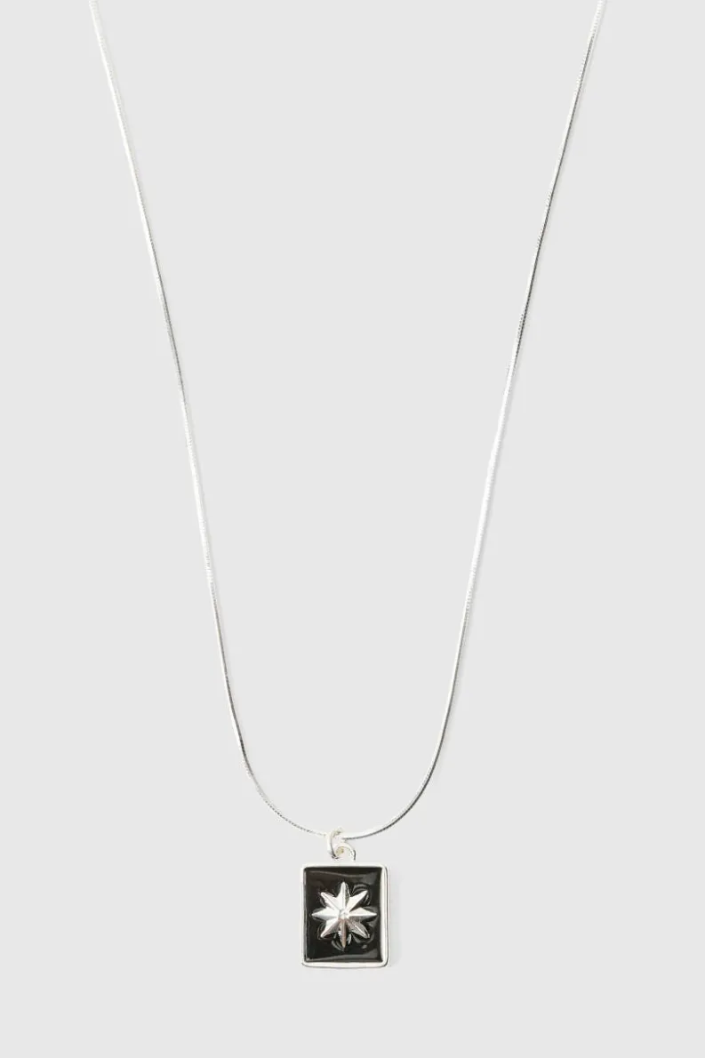 New boohooMAN Pendant Necklace silver