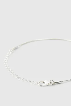 New boohooMAN Pendant Necklace silver