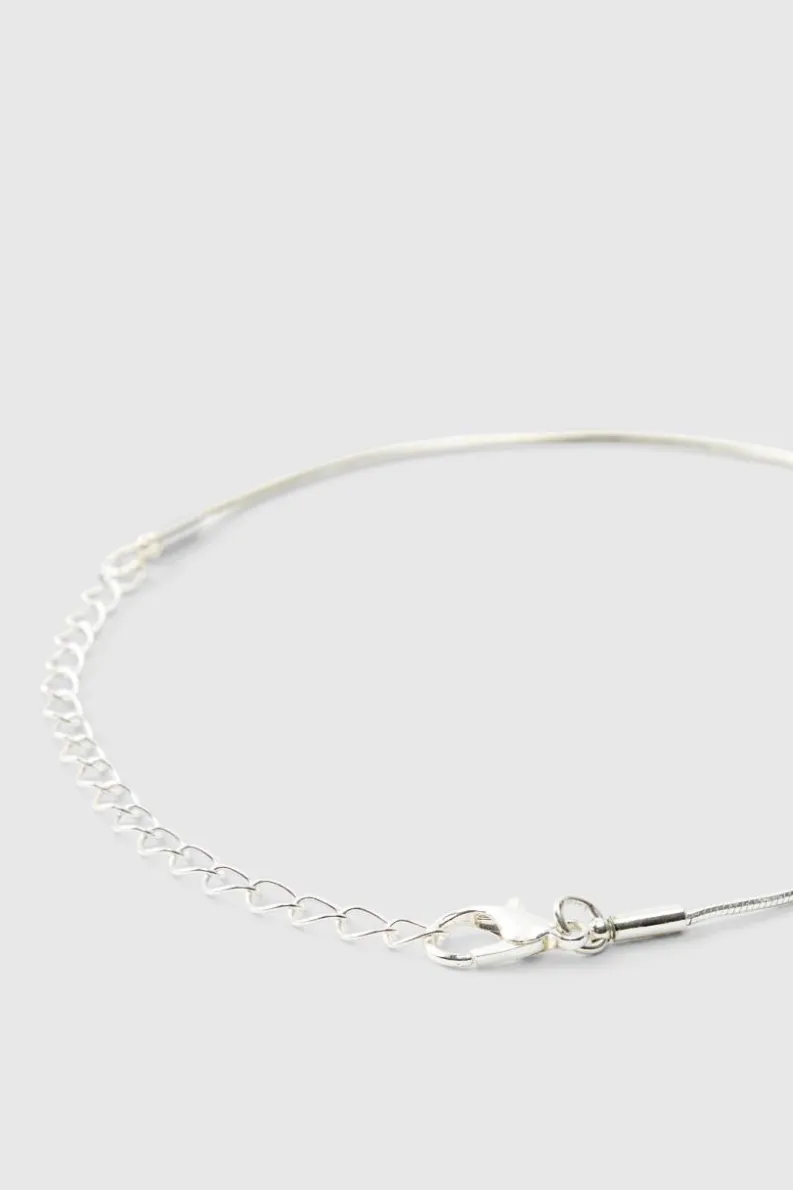 New boohooMAN Pendant Necklace silver