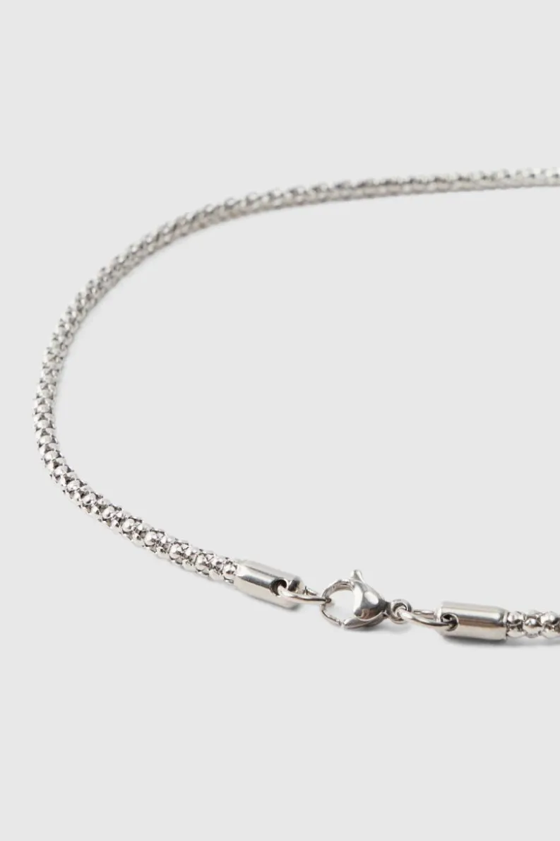 Best boohooMAN Rope Chain Necklace silver