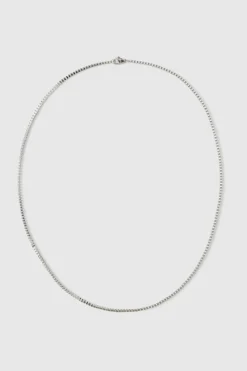 Clearance boohooMAN Single Layer Necklace silver