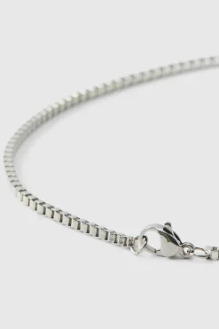 Clearance boohooMAN Single Layer Necklace silver