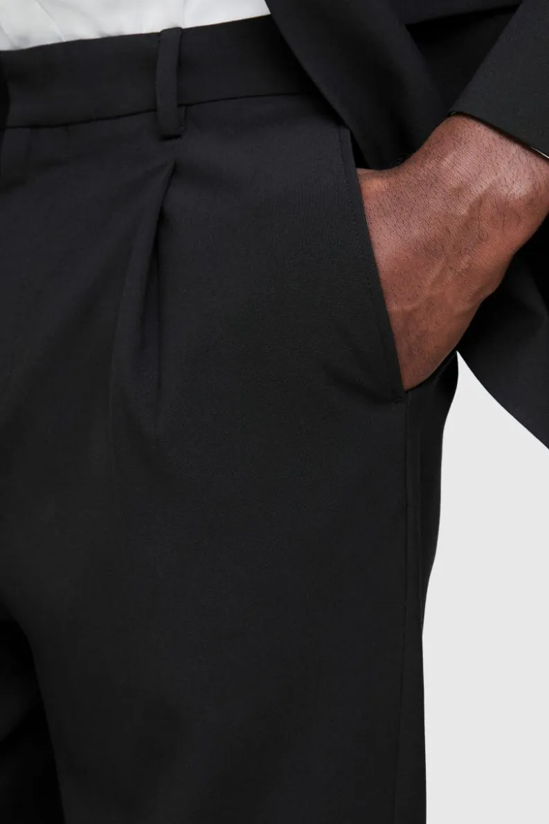 Outlet boohoo Single Breasted Straight Fit Suit Set black