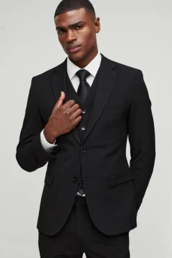 Outlet boohoo Skinny Suit black