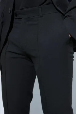 Clearance boohoo Skinny Fit Collarless Suit black