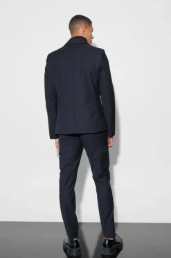 Cheap boohoo Skinny Fit Suit black
