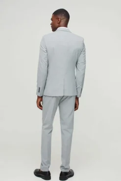 Clearance boohoo Skinny Suit grey