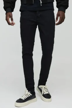 Best Sale boohooMAN Skinny Stretch Jean true black