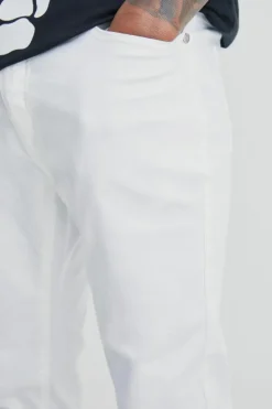 Clearance boohooMAN Skinny Stretch Jean white