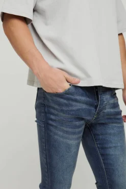 Fashion boohooMAN Skinny Stretch Jean vintage blue