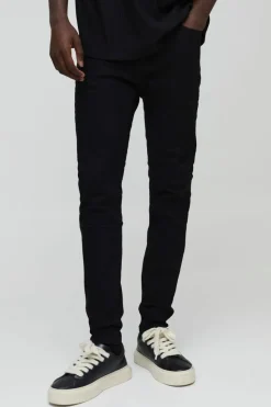 Best boohooMAN Skinny Stretch Jean true black