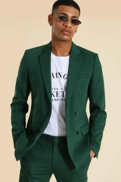 New boohoo Skinny Suit green