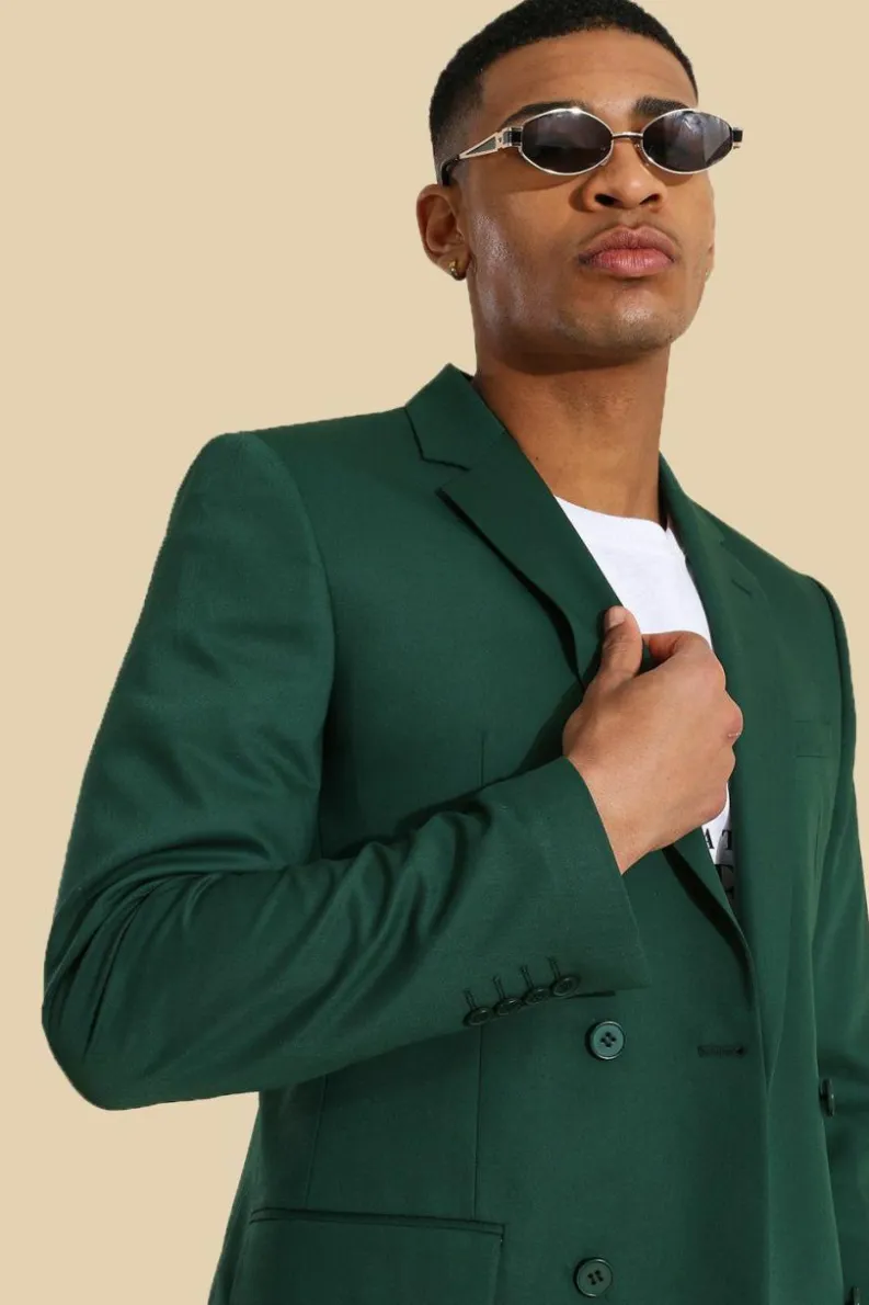 New boohoo Skinny Suit green