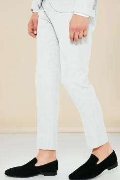 Cheap boohoo Skinny Textured Suit grey