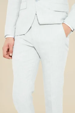 Cheap boohoo Skinny Textured Suit grey