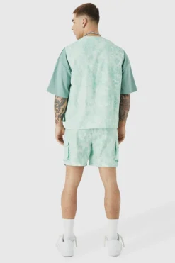 Flash Sale boohoo Sleeveless Cargo Utility Set sage