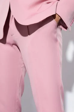 Cheap boohoo Slim Fit Pink Suit dusty pink