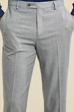 Discount boohooMAN Slim Suit Trousers grey