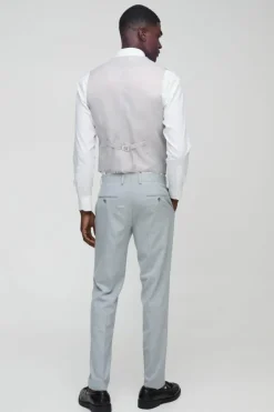 Online boohoo Slim Suit grey