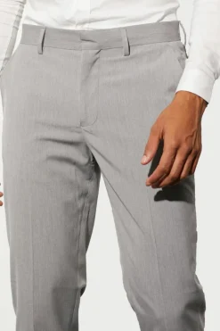 Best boohooMAN Slim Suit Trousers grey
