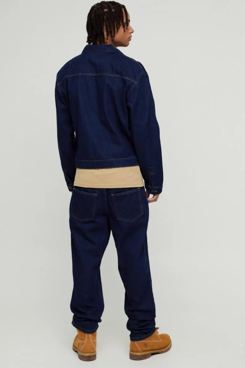 Online boohoo Smart Embossed Set indigo