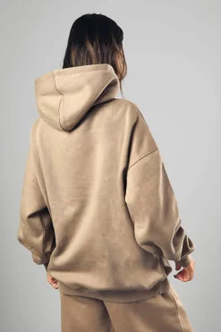 Cheap boohoo Dsgn Studio Applique Oversized Hoodie stone